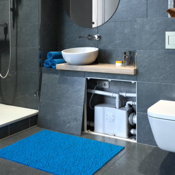 Bild zeigt ein 3D Rendering mit einer Haustechnik Installation der Firma Zehnder